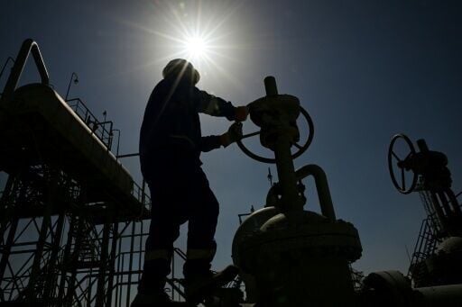 An employee at the Nahr Bin Umar Oil and Gas Field in southern Iraq, which has been affected by the Middle East war