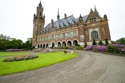 The International Court of Justice settles disputes between states