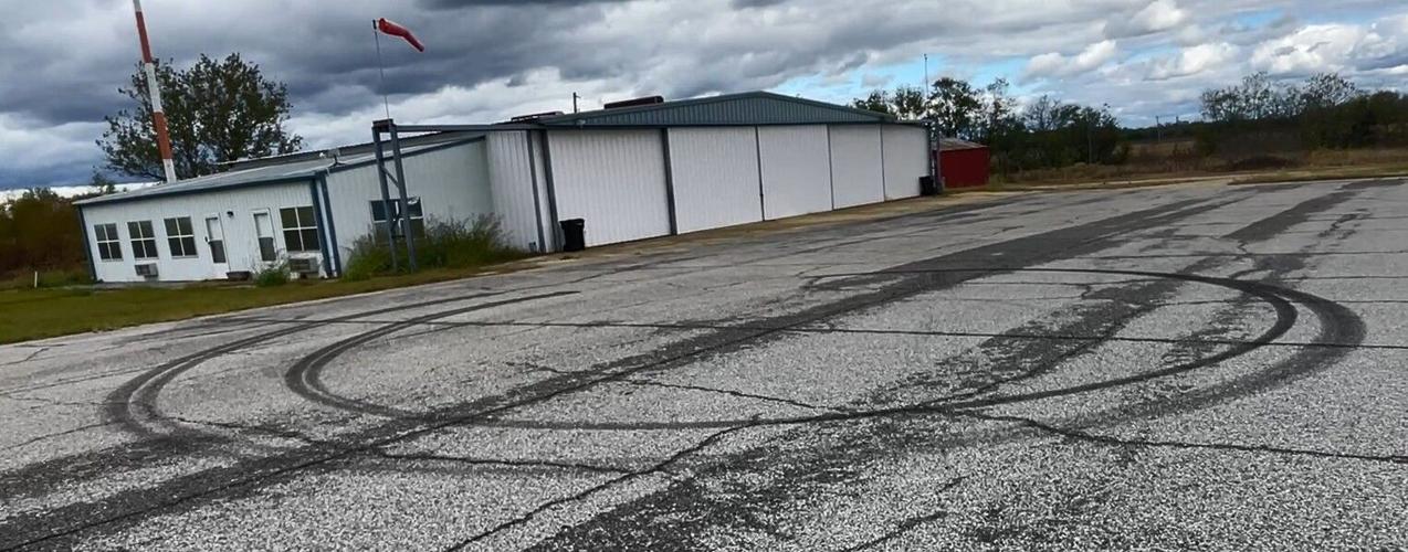 Donuts on Vaiden Field runway