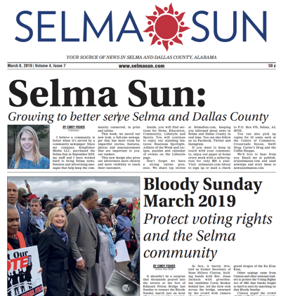 Selma Sun wins journalism award from Alabama Press Association