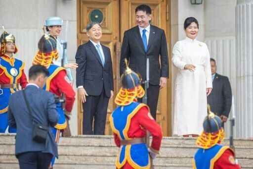 Japan imperial couple visit WWII memorial, hail 'deep friendship' in Mongolia