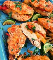 Recipe: Cheesy Fajita Stuffed Chicken