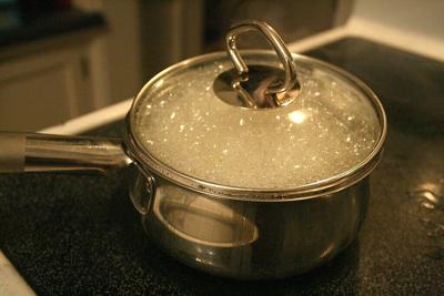 Water boiling stock