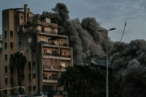 One building collapsed during Israel's strikes on Beirut on Wednesday