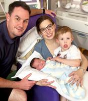 Mom and newborn hug for first time after traumatic ICU event