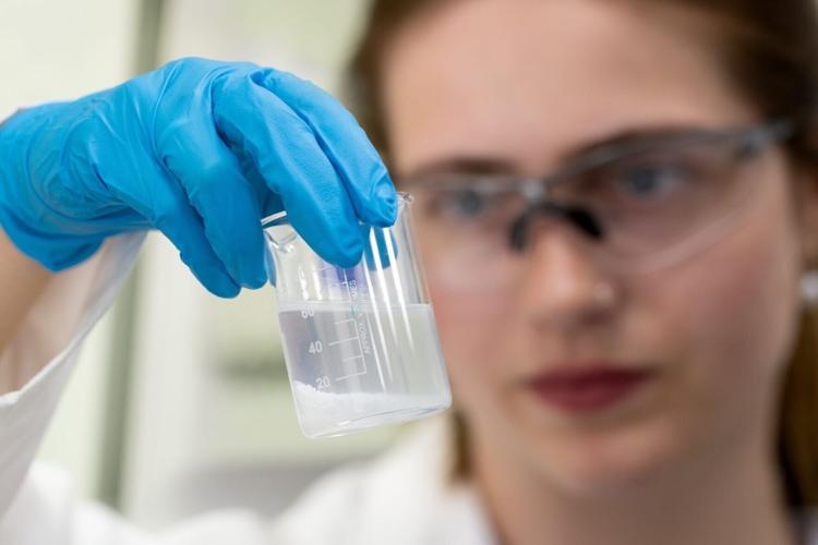 Inside the laboratory working on a vaccine for hantavirus