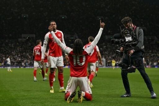 Eberechi Eze scored twice in Arsenal's win at Tottenham