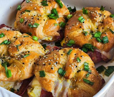 Croissant sandwiches