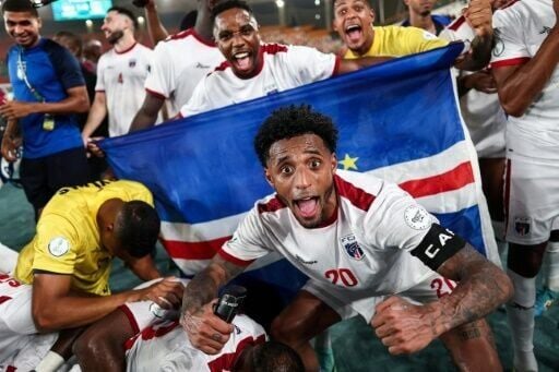 Cape Verde captain Ryan Mendes (C) says his tiny nation is riding a wave of joy after securing qualification for the 2026 World Cup