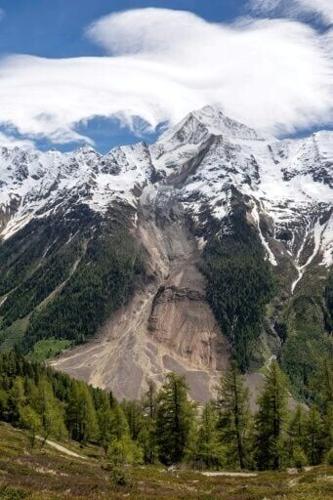 How Switzerland's Birch glacier collapsed