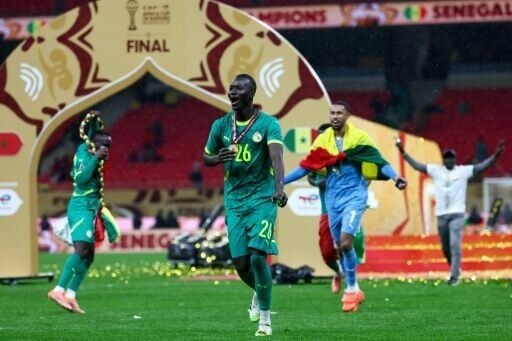 Senegal celebrate but FIFA president Gianni Infantino slammed some of their players for unacceptable scenes in walking off the pitch in protest at a refereeing decision