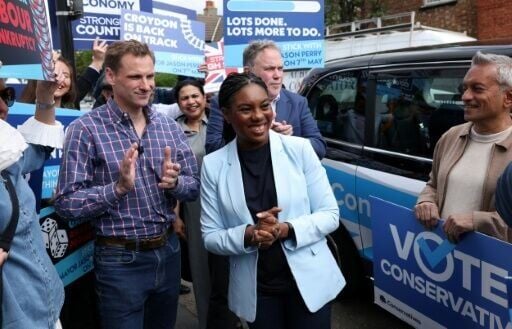 Conservative Party leader Kemi Badenoch has been hitting the campaign trail hard