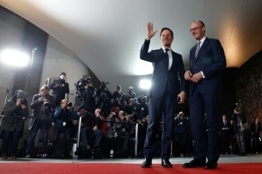 NATO Secretary General Mark Rutte joined German Chancellor Friedrich Merz at the talks