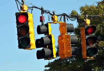 Traffic signals stock