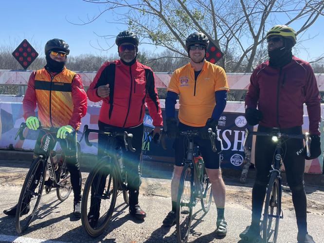 Marion to Selma bike ride group