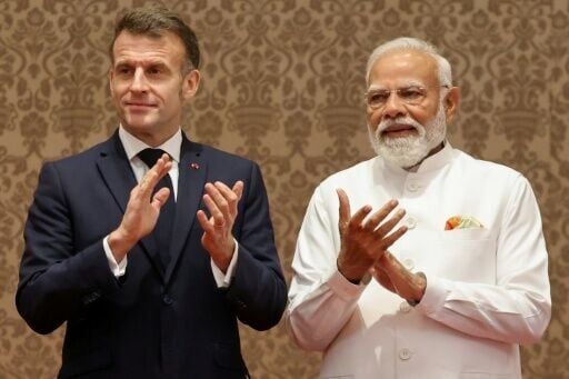 Speaking to reporters after his meeting with Emmanuel Macron in Mumbai, India's Prime Minister Narendra Modi said that "in today's turbulent world, this is a partnership for global stability"