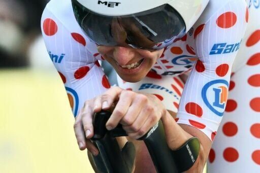 Pogacar plays down yellow jersey after Evenepoel wins Tour time trial