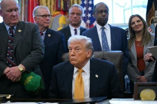 US President Donald Trump, at a bill-signing ceremony in the Oval Office, said he has a 'very good relationship' with Denmark, but reiterated his strategic interest in acquiring Greenland