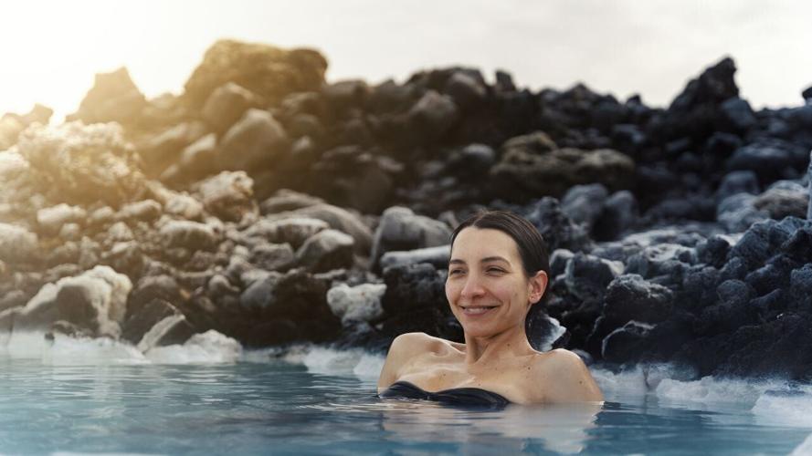 Woman relaxing in Blue lagoon – Iceland