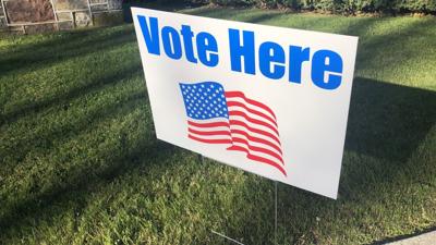 Voting sign