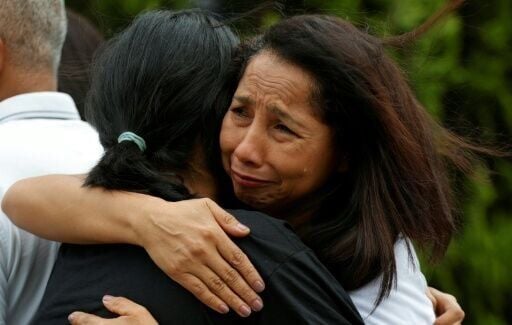 Relatives encouraged each other in the hope the prisoner releases would go ahead