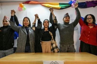 A new political party in Nepal unveiled its list of candidates from sexual and gender minorities for elections in March