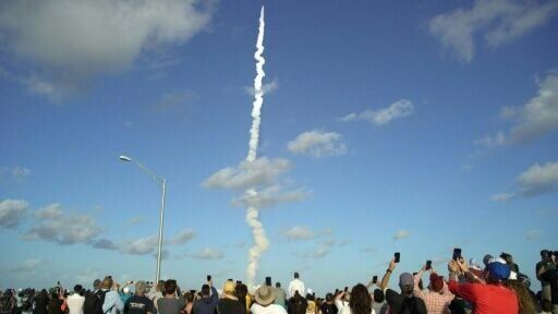Space enthusiasts gather to watch 'amazing' Artemis 2 launch