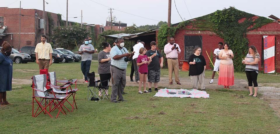 Dozens gather for candlelight vigil held for fallen officer, others lost to violence in Selma, photo gallery