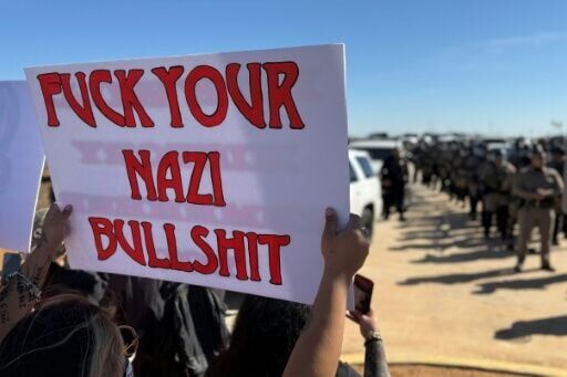 Law enforcement responded to protests in Dilley, Texas with tear gas