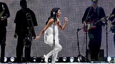 Which Grammy nominees ranked highest based on performance data