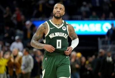 Stricken Bucks star Lillard 'improving' ahead of NBA playoffs