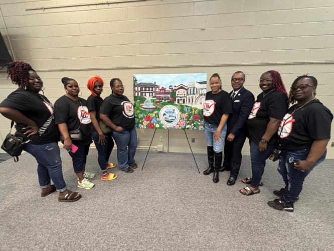 Mayor Moss with Foot Soldiers Park