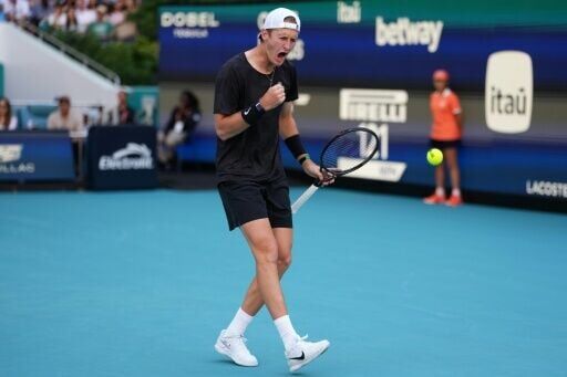 American Sebastian Korda is through to the fourth round of the Miami Open after an upset triumph over world number one Carlos Alcaraz