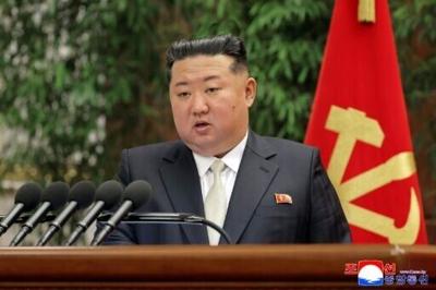 North Korean leader Kim Jong Un addresses a rare congress of the nation's ruling Workers' Party.