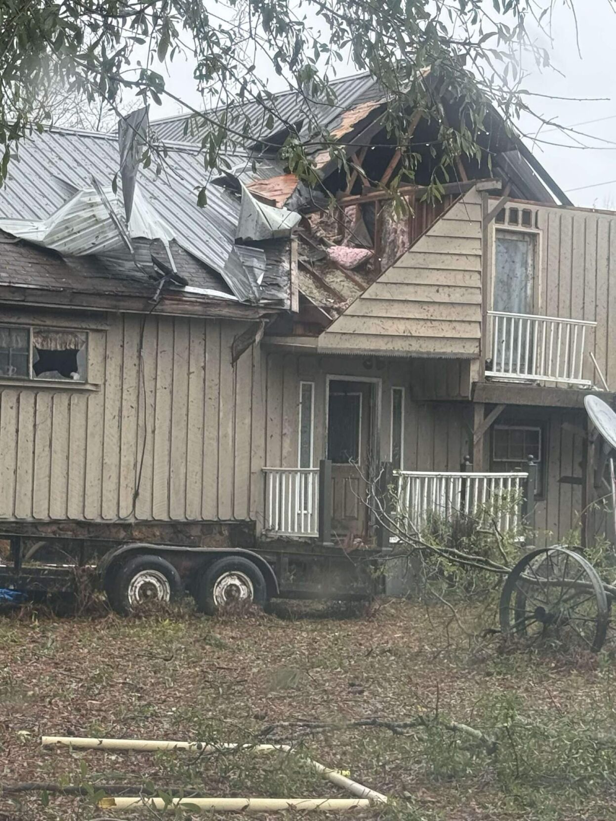 storm damage Marion Junction