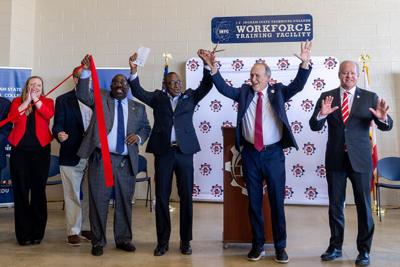 ISTC workforce facility ribbon cutting