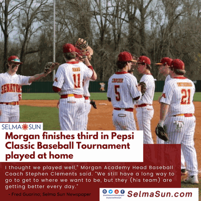 Morgan finishes third in Pepsi Classic Baseball Tournament played at home