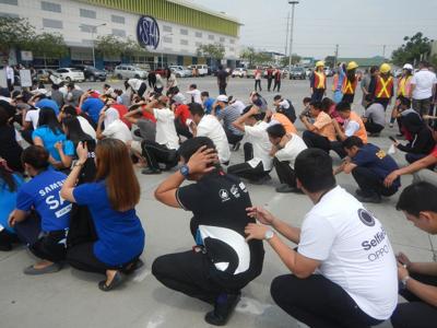 Earthquake drill