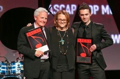 Grammy-winning songwriter Billy Steinberg (L) was behind several top hits of the 1980s and 1990s including Madonna's 'Like A Virgin'