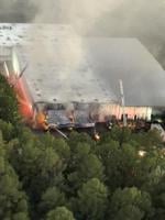Montgomery firefighters put out blaze at commercial building