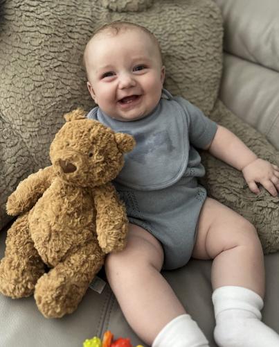 Mum thought baby’s “wonky” eye was adjusting but it was rare cancer