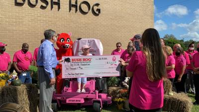 Bush Hog gives $10K to breast cancer screening nonprofit that is growing statewide