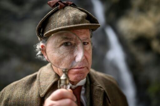 'We are brought together by the Sherlock Holmes canon,' Philip Porter said, wearing the costume of his hero