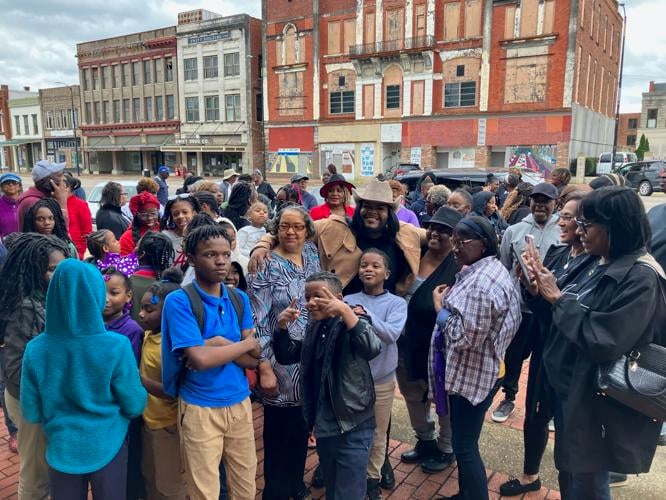 Asher HaVon at Selma city hall for banner unveiling