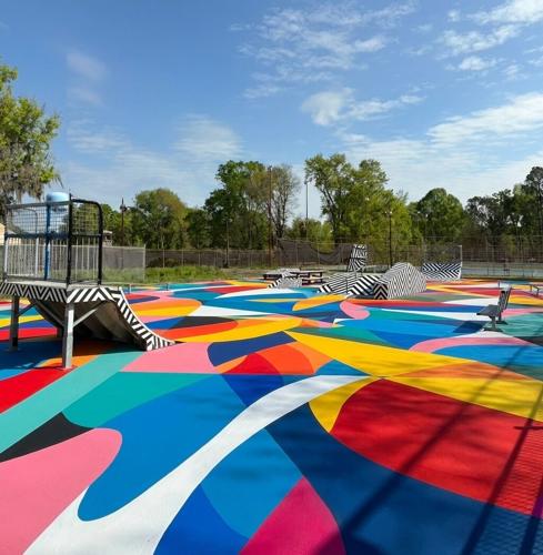 Skateboard park rendering