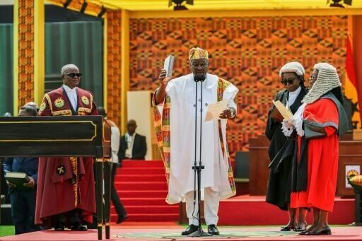Ghana's John Mahama sworn in after presidential comeback