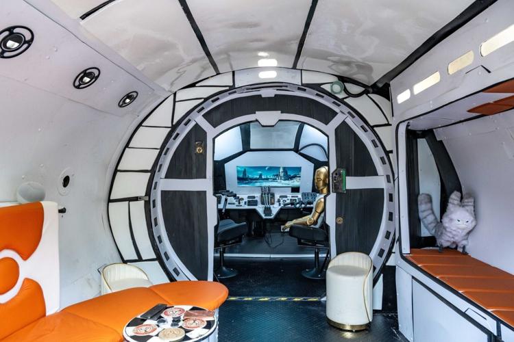 Sci-fi superfan builds £9,000 Star Wars spaceship in his garden