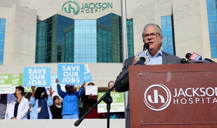 Jackson Hospital press conference from ADN