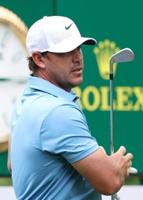 Rain soaks first practice day at PGA Championship
