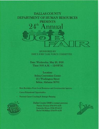 24th Annual Job Fair scheduled for May 20
